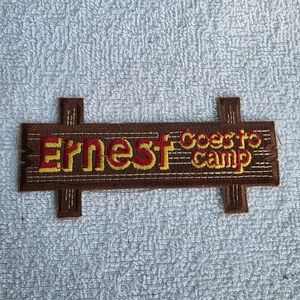 Disney Brown and Yellow Ernest Goes to Camp Patch